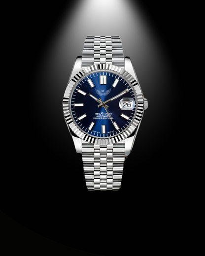 erkek kol saati blue dial