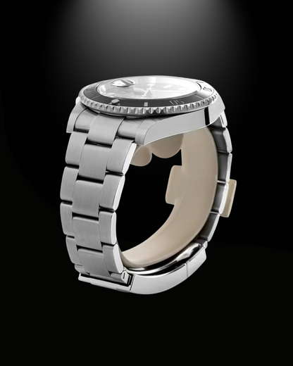 Erkek kol saatigümüş içi siyah