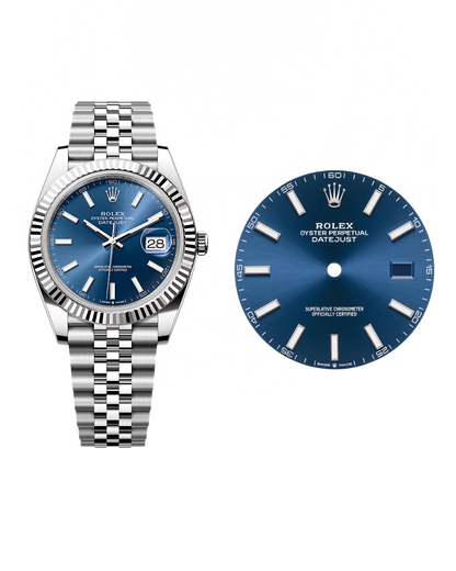 erkek kol saati gümüş içi mavi