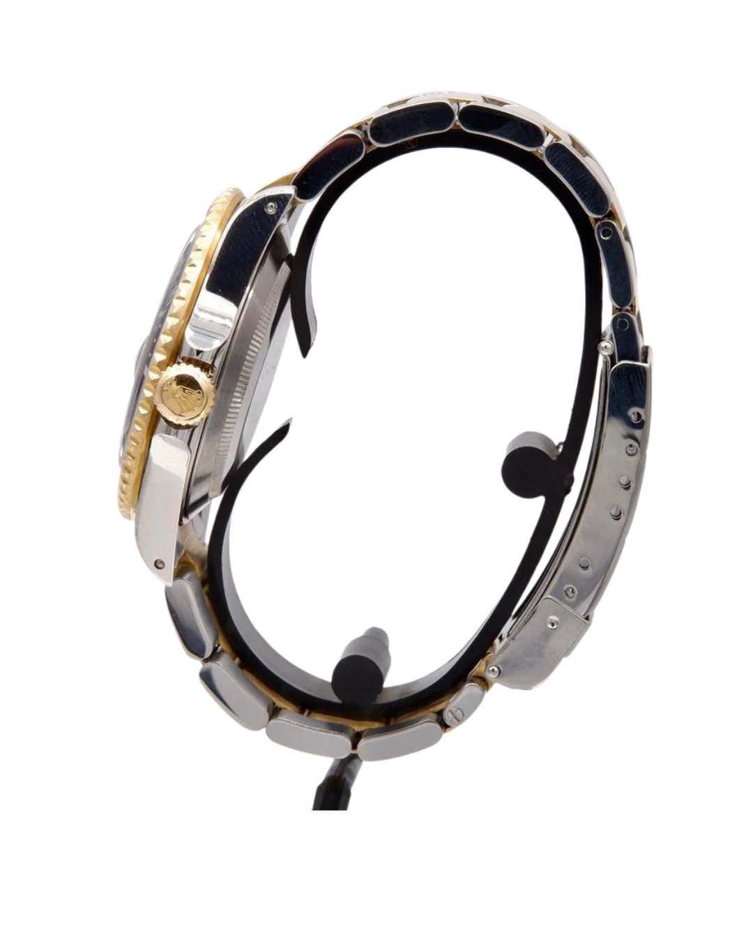 Erkek kol saati gümüş gols içi mavi